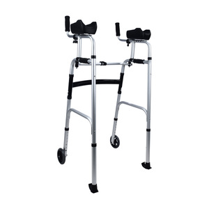 KDB-916B-A01LY05 <b>Walker</b> With Wheels And Seat Lightweight Foldable For <b>Elderly</b> And Disabled Rehabilitation Aid - Product Image 4