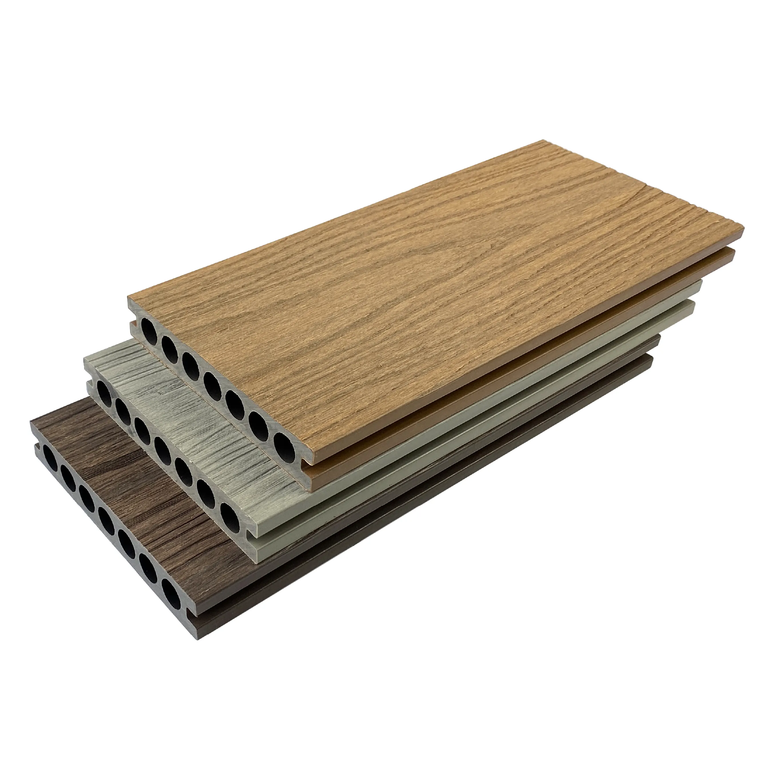 RUCCA Wood Plastic Roof Deck 139*23mm Waterproofing Composite Wood Decking Outdoor Wpc Flooring