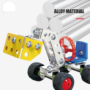 어린이 교육용 DIY 자동차 장난감 조립 3D 합금 금속 퍼즐 블록 레이싱카 모델 건설 STEM 장난감 - Product Image 5