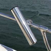 Robuste Marine-Zubehörteile Angelboot-Rutenhalter Verstellbare Reling-Montage Rutenklemmen-Halterungen Ständer Angelrutenhalter-Gestell
