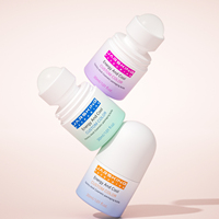 Flacon roll-on vide personnalisé pour huiles essentielles, rond, 30 ml, 60 ml, 1 oz, 2 oz, en plastique dépoli, pour déodorants, emballage