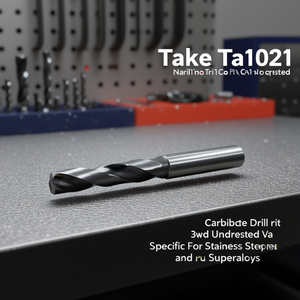 ดอกสว่านคาร์ไบด์ Ttake Ta1021เคลือบนาโน TiAlN ขนาด3xd แบบไม่มีรูเจาะพิเศษสำหรับสเตนเลสและซูเปอร์อัลลอยพียู - Product Image 3