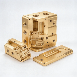 Bloc de soupape en laiton usiné CNC sur mesure OEM, haute précision, pièces de contrôle de fluides hydrauliques et pneumatiques, composant métallique personnalisé - Product Image 2