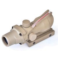 Lunette de visée laser rouge AIM-O 4X 32 avec point rouge, éclairage 4X, accessoire tactique AO1002, 520g, en alliage d'aluminium durable