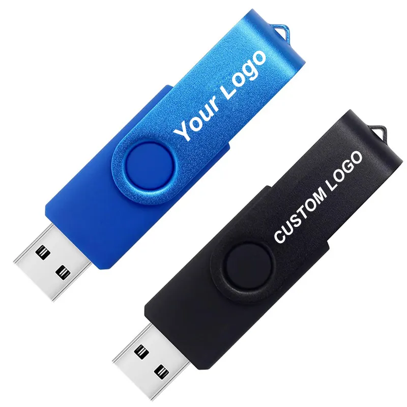 Promotion gift swivel usb flash drive with customized logo 128mb 1gb 2gb 8gb 16gb 32gb 64gb 128gb usb pen drive
