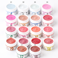 Vente directe d'usine, gel UV de construction pour extension d'ongles HAMA TPO FREE de 15 ml, haute qualité, longue durée