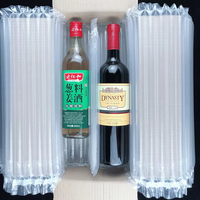 Sac à colonne d'air gonflable avec une épaisseur de 65 µm pour 750 ml de vin