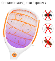 2025 la plus populaire batterie Rechargeable électrique moustique tapette USB mouche tapette