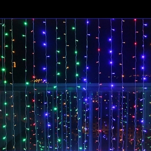 3x 1M/3x 2M/3x3M Tenda Della Stringa di Rame LED Luci Hanno un colorato luci Di Natale vacanza luci luci della festa del mondo - Product Image 2