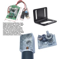 Moteur à engrenages à vis sans fin BLDC A5882-4260S 12-24V 100W avec contrôleur PWM, autobloquant, réversible, contrôle de vitesse