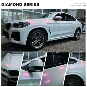 Vinilo Brillante Color Lavanda Claro para Envolver Autos <span class=keywords><strong>Tesla</strong></span> Modelo Y, 1.52*18m, Película para Carrocería con Liberación de Aire - Product Image 3