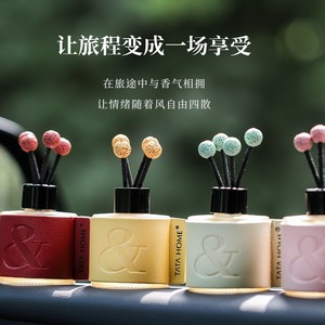 ที่หอมปรับอากาศในรถยนต์ Tata Home รุ่นหนังสีแดง สำหรับตกแต่งคอนโซลกลาง - Product Image 4