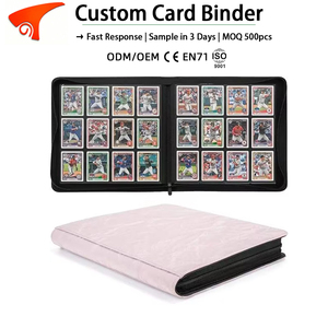 Classeurs DIY personnalisables en cuir PU, 12 pochettes, pour 384+ cartes Top Loader 35PT, étanches, pour Yugioh TCG et album photo UG - Product Image 1