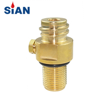 Vanne de cylindre en laiton et aluminium pour Soda, prix d'usine de gros, vanne de cylindre en laiton, haute pression, CO2 Soda fabrication Valve de gaz