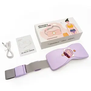 Cura personale elettrico vibrante terapia donna dolorose mestruazioni dolore addominale massaggiatore riscaldamento mestruazioni fascia di calore - Product Image 1