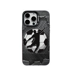 <span class=keywords><strong>Coque</strong></span> de protection antichoc anti-traces de doigts en TPU avec silhouette de joueur de football et ballon pour <span class=keywords><strong>iPhone</strong></span> 17/16/15/14/13 <span class=keywords><strong>Pro</strong></span> <span class=keywords><strong>Max</strong></span> - Product Image 1