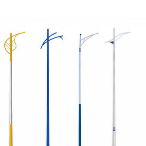 DAWN Direct Sell Q235 Galvanisé Fer Conique Led Rond Lampadaire Polonais Simple Bras Flexible <span class=keywords><strong>3m</strong></span>-8m 160 km/h Résistant Au Vent - Product Image 1