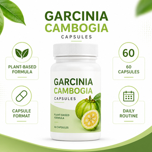 Nouvelles capsules d'extrait de Garcinia Cambogia Max, brûleur de graisse thermogénique, accélérateur pour la gestion du poids chez l'adulte - Biologique, sans gluten - Product Image 3