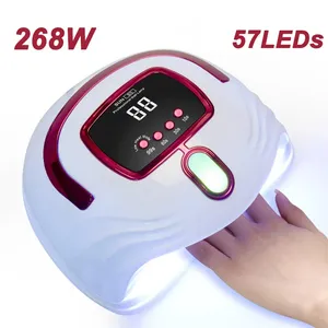 Secador de Uñas Nail DryerSun S5 268W UV LED para Curado de Esmalte en Gel, 57 Luces LED, Curado Rápido, Sensor Automático, 4 Ajustes de Temporizador, Lámpara de Uñas - Product Image 1