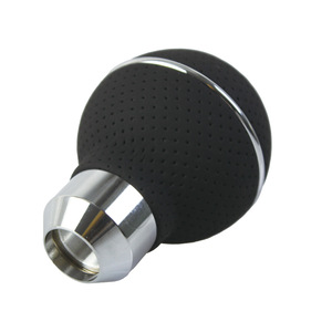Pomo de Palanca de Cambios de 5 Velocidades, Negro, de Cuero Perforado, Universal, Ergonómico, Accesorio para el Interior del Vehículo - Product Image 2