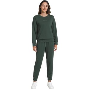 Ensemble de survêtement 2 pièces pour femme, col rond, avec poches, tailles S-XXL - Product Image 3