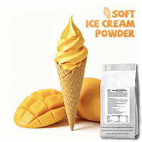 Poudre de crème glacée molle à la mangue certifiée Halal, longue durée de conservation, saine et facile à préparer soi-même, rapide à préparer pour les vacances d'été