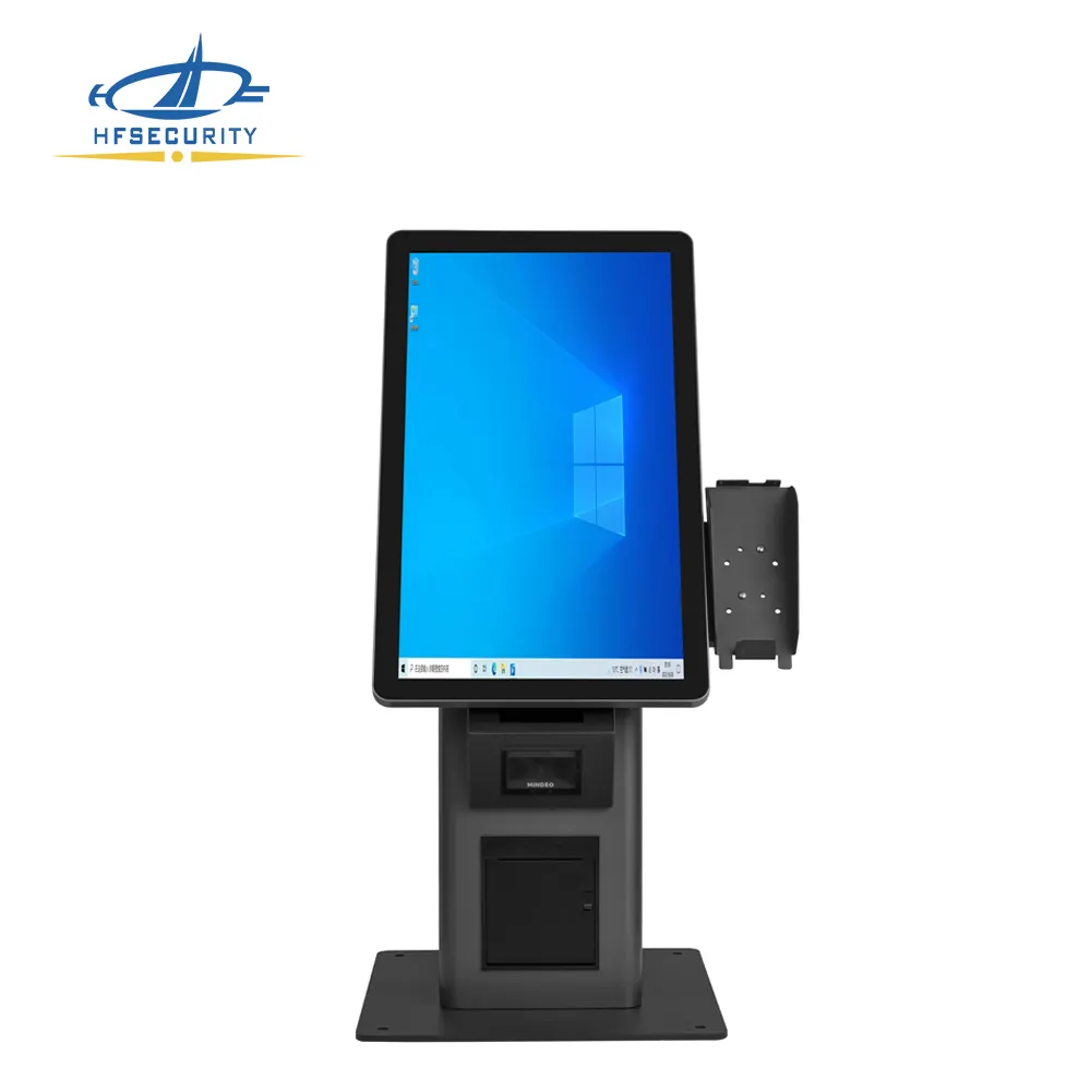 Hfsecurity SP215 thông minh tiền mặt Collector SDK Wifi mã vạch tự dịch vụ kiosk Android POS với máy in giấy nhiệt