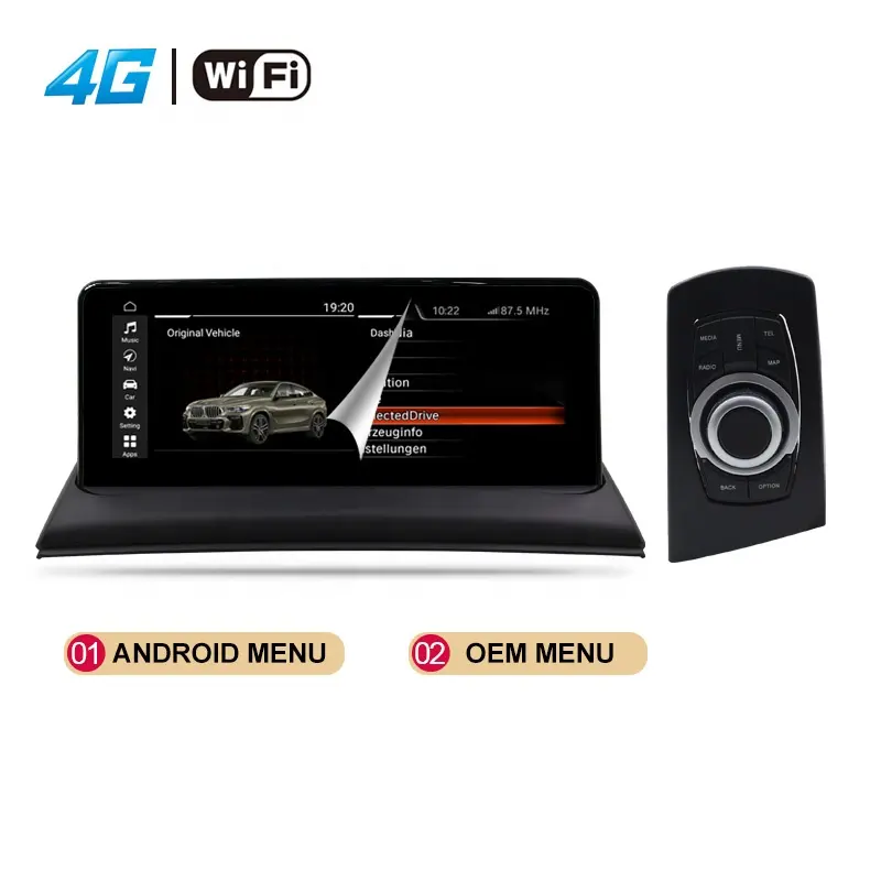 YZG Best Buy Android 10 10.25 ''ナビスクリーンカーDVDMITラジオカーマルチメディアプレーヤーAndroid GPSナビゲーションforBMW X3E83