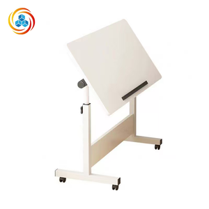 TALONGJ Factory-Direct Wooden Folding Mobile Computer <b>Desk</b> Height-Adjustable Floor Stand <b>Rotating</b> Laptop Bedside Home Use - Product Image 5