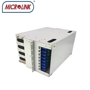 Fiber optic Patch Panel 96 cổng trượt khung phân phối ODF Rack mount FTTH Pon - Product Image 3