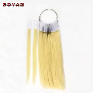 Hair color cream human hair for color testing