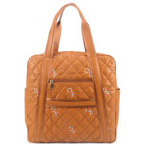 Bolsa de Tenis Acolchada Marrón Vintage Impermeable con Logotipo Personalizado, Bolso de Mano Multifuncional para Deportes, Fitness y Viajes - Product Image 3