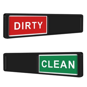 Vente en gros indicateur de texte personnalisé couvercle de <span class=keywords><strong>lave</strong></span>-<span class=keywords><strong>vaisselle</strong></span> magnétique coulissant nettoyer signe sale réfrigérateur <span class=keywords><strong>lave</strong></span>-<span class=keywords><strong>vaisselle</strong></span> signe aimant - Product Image 1