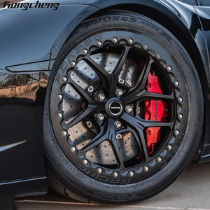 Rueda de arrastre de Beadlock individual compensada 6061-T6 de aluminio 18x12 5x112 + 44 para Audi R8 GEN2 Supra A90 S550 Mustang GT350 - Product Image 2