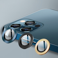 Protecteur d'objectif de caméra en alliage d'aluminium, film pour couverture d'écran, pour iphone