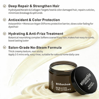 Masker Rambut Kolagen Protein Perawatan Keratin Antioksidan Minyak Argan Maroko, Perawatan Menutrisi, Perbaikan Rambut, Kondisioner Mendalam