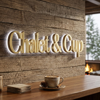 Offre Spéciale : Enseigne LED avec Logo, Enseigne Lumineuse de Table, Lettres LED Personnalisées avec Logo, Enseigne LED Personnalisée pour Restaurants et Bars