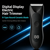 Nouvel Épilateur Électrique Multifonctionnel pour Hommes à Lame Céramique, pour Poils Pubiens, Axillaires et Corps Entier, Tondeuse de Barbier Transfrontalière