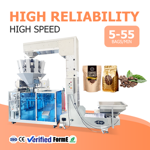 เครื่องบรรจุภัณฑ์อัตโนมัติแบบมัลติฟังก์ชั่นสำหรับบรรจุเมล็ดกาแฟ ถั่วลิสง เกลือ อาหารเม็ด บรรจุภัณฑ์ซิปล็อคแบบ Doypack - Product Image 1