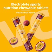 Comprimé effervescent saveur fruitée pour l'exercice, électrolytes, vitamines C et B12, stimulant immunitaire, anti-fatigue pour adolescents