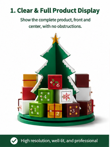 <b>Christmas</b> tree shaped <b>box</b> Advent calendar with drawers Rigid cardboard mystery <b>box</b> Custom gift packaging wholesale - Product Image 6