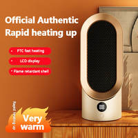 Vente en gros de ventilateur électrique portable 800W PTC Céramique Chaleur 2 vitesses Réglable Mini Réchauffeur d'espace domestique à faible bruit Réchauffeur électrique