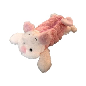 Nouvelle trousse à crayons créative et mignonne en forme de petit animal, sac de rangement amusant en peluche tortue 31cm-50cm - Product Image 5