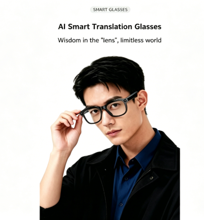 Factory Price AI Smart Glasses: 800W Camera, Translation, Voice Assistant, Call & Audio Sunglasses