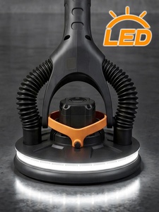 <span class=keywords><strong>Ponceuse</strong></span> <span class=keywords><strong>excentrique</strong></span> électrique 400W sans balais pour murs/plaques de plâtre avec lumière LED 220V DIY - Product Image 2