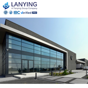 Nhà tiền chế kết cấu thép nhà kho công nghiệp kim loại hội thảo với cần cẩu thang máy tùy chỉnh thiết kế cho hội thảo & nhà máy - Product Image 6