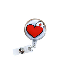 Carino retrattile infermiera badge reel kit medici badge reel <span class=keywords><strong>per</strong></span> infermiere medico medico ospedale ufficio lavoratore regalo - Product Image 2