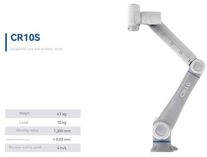 YHY-CR10AS 360 Brazo Robótico Colaborativo Seguro, Preciso y Confiable con Capacidad de 42 kg para <span class=keywords><strong>Soldadura</strong></span>, Recogida, Elevación, Manipulación y Colocación - Product Image 5