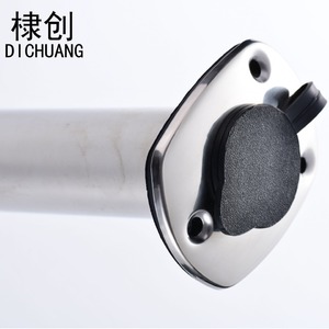 Soporte para caña de pescar de acero inoxidable, ángulo de 60 grados para cañas de trolling, accesorios para barcos y yates - Product Image 2