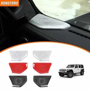 A-pilastro accessori interni auto altoparlante copertura cornice Audio per Jeep Wrangler JL 2018 - Product Image 6